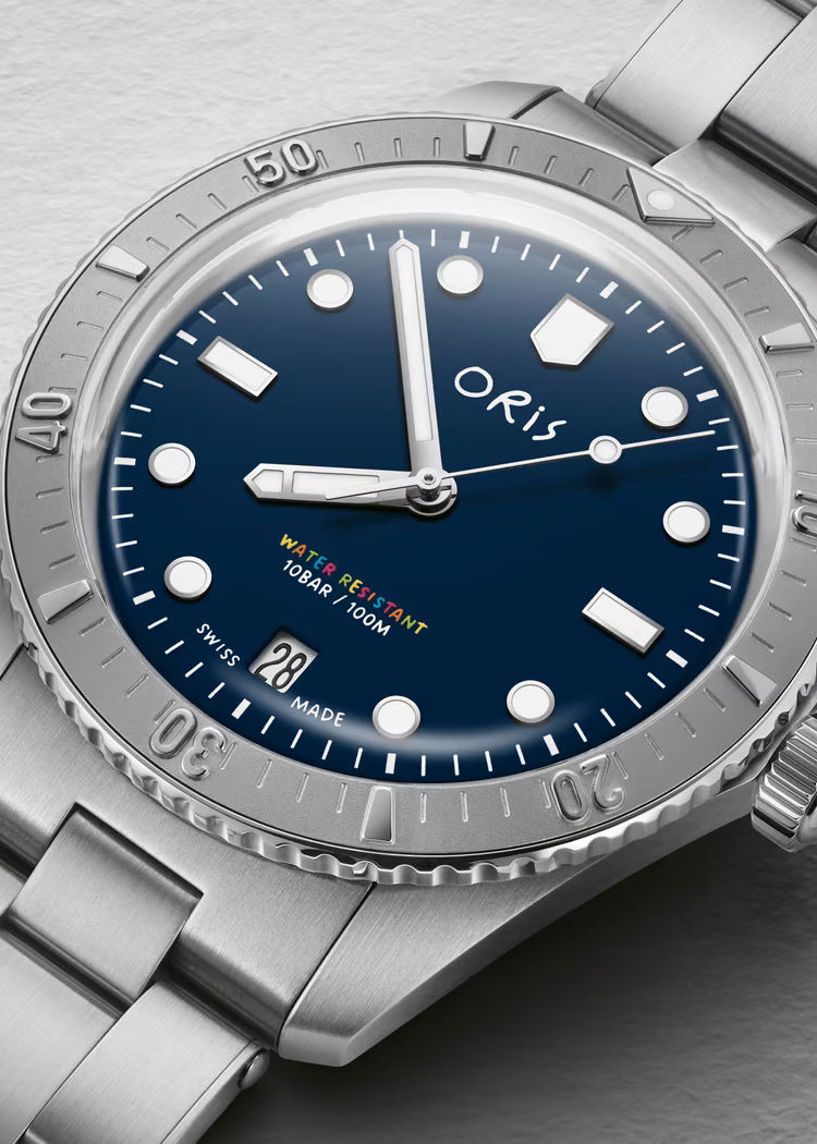 ORIS  Мужские швейцарские часы, автоматический механизм, сталь, 38 мм